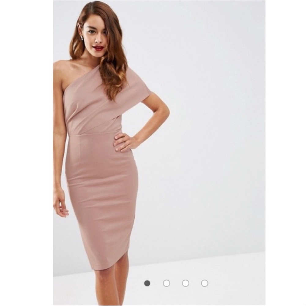 ASOS Off the Shoulder Midi dress - size 2